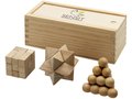 3 Pcs Wooden Brainteasers 6