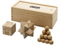 3 Pcs Wooden Brainteasers 2