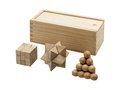 3 Pcs Wooden Brainteasers