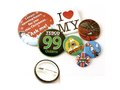 Button badges 38 mm.