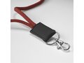 Custom-made polyester lanyard in 2 colors with PVC badge holder – fully custom design 2