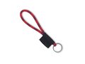 Custom-Made Polyester Keychain with Two-Tone Cord and Full-Color or Woven Label – Fully Personalized Design