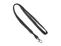 Custom-made round polyester lanyard with metal clamp – fully custom design 1