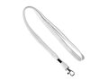 Custom-made round polyester lanyard with metal clamp – fully custom design 2