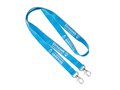 Custom-Made Polyester Lanyard with Double Clip and Screen Print – Fully Personalized Design