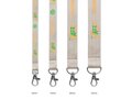 Custom-Made Polyester Lanyard with Double Clip and Screen Print – Fully Personalized Design 4