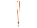 Custom-made polyester lanyard with slider and doming – fully custom design 1