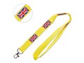 Custom-made polyester lanyard with embossed 3D effect – fully custom design