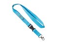 Custom-made polyester lanyard with embossed 3D effect – fully custom design 3