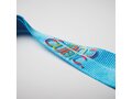Custom-made polyester lanyard with embossed 3D effect – fully custom design 1