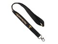 Custom-made polyester lanyard with metallic foil print – fully custom design 1