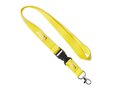 Custom-made polyester lanyard with metallic foil print – fully custom design 2