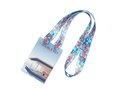 Custom-Made Polyester Sublimation Lanyard with Badge Holder Without Metal Hook – Fully Custom Design