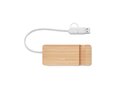 Bamboo USB 4 ports hub 1