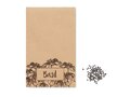 Basil seeds in craft envelope