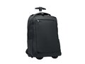 600D RPET backpack trolley