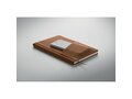 A5 notebook PU front pocket 8