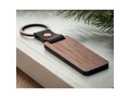 Key ring in walnut and PU 5