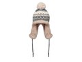 Knitted beanie with ear flap