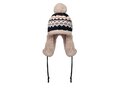 Knitted beanie with ear flap 9