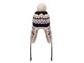 Knitted beanie with ear flap 10