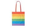 Rainbow cotton shopping bag 38x42cm 3