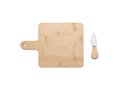 Cheese board set in bamboo 5