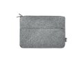 RPET felt zipped laptop bag