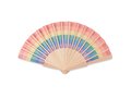 Rainbow hand fan 2