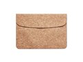 Cork laptop bag magnetic flap 3