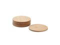 Set of 6 bamboo coasters 2