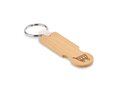 Bamboo euro token key ring