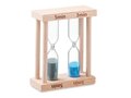 Set of 2 wooden sand timers