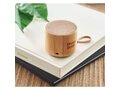 Round bamboo wireless speaker 1