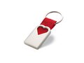 Heart metal key ring