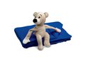 Fleece blanket with teddy bear