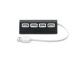 Alu 4 port USB hub 5