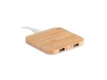 Bamboo wireless charging pad