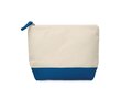 Bicolour cotton cosmetic bag 13