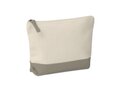 Bicolour cotton cosmetic bag 7