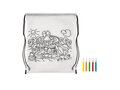 Non woven kids bag with pens