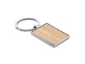 Rectangular key ring bamboo