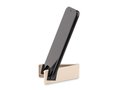 Foldable bamboo smartphone holder 1