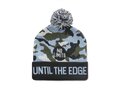 Custom-made RPET Jacquard beanie with pompom – fully custom design 1