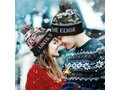 Custom-made RPET Jacquard beanie with pompom – fully custom design 2