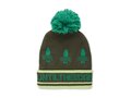 Custom-made RPET Jacquard beanie with pompom – fully custom design 5