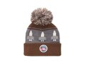 Custom-made RPET Jacquard beanie with pompom – fully custom design 6