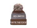 Custom-made RPET Jacquard beanie with pompom – fully custom design 7