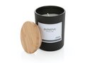 Ukiyo deluxe scented candle with bamboo lid