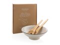 Ukiyo salad bowl with bamboo salad server 8